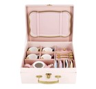 Members Mark Porcelain Tea Set 15 Piece Pretend Play With Carrying Case