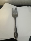 Baroque Rose Pattern By Oneida 1881 Rogers Silverplate Large Serving Fork 1967 