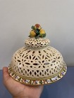 Rare Antique French Tin Glazed Creamware Centerpiece W putti Supports 17 75 h