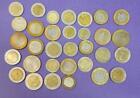 World Lot Of 32 Bi-metallic Coins Unc