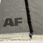 Vintage Air France First Class Brown Sand 100  Virgin Wool Blanket