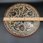 Isreal Jerusalem Pottery Decorative Plate Hand Painted Floral Flowers Design