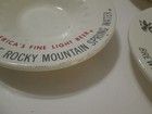 Set Of 4 Vintage Coors Light Ceramic 6  Ashtrays