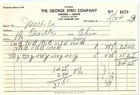 1939 The George Sprei Company Cleveland Oh Dresses Coats Billhead Invoice Z2717