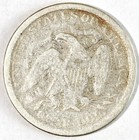 1873 P Seated Liberty Silver Quarter        W arrows   Rays        245