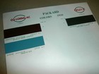 Vintage 1950 Packard Color Sample Chart Quix Co-loidal-ac Phoenixville Pa