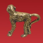 Collectible Chinese Mini Brass Monkey Figurine - Handcrafted Oriental Decor