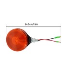 2 Pcs 3c081-75870 Amber Hazard Light For Kubota B L M Series Tractors