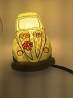 Vintage Green Volks Wagon Beetle Night Light table Lamp  Works Great 