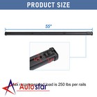Utility Rail Trail Rail Kit Black 82215956 For 2020-2021 Jeep Gladiator Jt