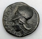 375-350 Bc Akarnania Leukas Ar Stater Greek Rare High Grade 7 85g 21mm Pegasos