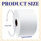 Tegeme Tear Away Embroidery Stabilizer Backing For Caps And Hats 4   X 50 Yd Rol