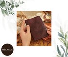 Personalized Leather Journal Refillable Notebook Diary Wedding Guest Book Gift