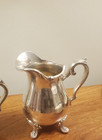 Vintage Wilcox International Silverplate Cream   Sugar Bowl Set Joanne 7204