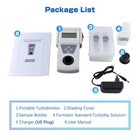 Lab Turbidity Meter Handheld Portable Turbidimeter Measuring Range 0-200 Ntu