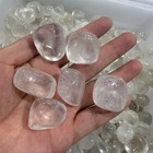 100g Natural White Crystal Tumbled Stones Healing Reiki Protection Decoration