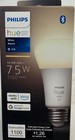 Lot Of 2-  Philips Hue A19 75w Equivalent Led Smart Light Bulb-white Ambience