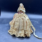 Vintage German Porcelain Pin Cushion Half Doll-arms Away