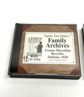 Vintage Lot Of 2 Family Tree Maker s Census Microfilm Records  Indiana  302  303