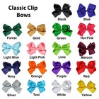 Usa Large 6  Hair Bow With Clip Upick Cheer Big Girls Quality Bows Cheerleading