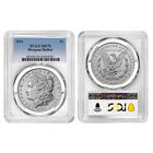 2023  1 Morgan And Peace Silver Dollar 2pc Set Pcgs Ms70 Blue Label