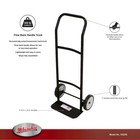 Milwaukee Hand Truck Dolly 300 Lb Heavy Duty Metal Lightweight Roll Moving Cart