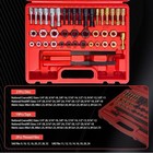 42 Pcs Thread Chaser Set Rethreading Taps Dies Thread Files In Metric Unc Unf