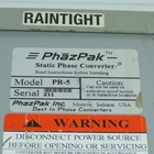 Phazpak Pr-5 Static Phase Converter 5hp Usa Made