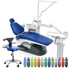 Dental Lab Unit Chair Computer Controlled Dc Motor Pu Leather Kit Fda  handpiece