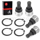 Upper Lower Front Ball Joints For Polaris Rzr 570 800 900 4 Style