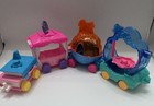 Fisher Price Lot Princess Little People Float Disney Parade Train Cars Bundle