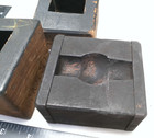  3  Goodspeed Blocks 1 hardwood Industrial Foundry Wood Mold Patterns Vintage