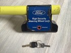 Vintage Ford High Security Steering Wheel Lock With Key   Dummy Key With Number