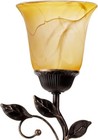 Amber Cracked-design Glass Lamp Shade Replacement W  1-5 8  Fitter