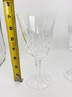 Set Of 4 Waterford Crystal Lismore 6 7 8  Water Goblet wine Glasses Gothic Mark