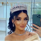 Vintage Silver Tiara Crown Princess Queen Headdress Gift Bridal