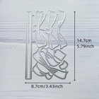 Large Multi Layered Bowknot Bow Metal Craft Die Cut Cutting Paper Machine Cutter