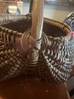 Vintage Oak Splint Buttocks Basket