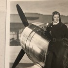 Actress Myrna Loy As Pilot Aviation Aviator Plane Airplane Aircraft Photo