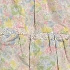 Vintage Mayfair Floral Baby Girl Toddler Dress 12 Months Lace Bows Frilly