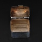 Vtg Sterling Silver - Mexico Taxco Solid Pill Box Keepsake Container - 19g