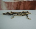 Vintage Solid Brass Copper Mantis Insect Figurine Home Ornament Statue