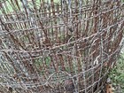 Vintage Antique Round Top Wire 3ft Tall Roughly 50ft  Fence  Local Pickup Only