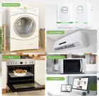 6 Pack Stop Watt Energy Saving Device-power Saver  White Abs Material 2 Outlets