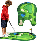 Toilet Golf Game - Bathroom Mini Golf Set   Funny Gag Gift For Men  Dad  Husband