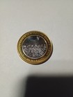Mgm Grand Nob Hill Las Vegas  10 Gaming Casino Token 999 Silver Strike