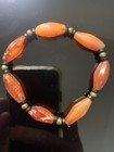 18-19th Century Chinese Antique  Old Agate Bracelet                  