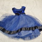 Weissman Navy Blue Black Tulle Ballet Dance Leotard Costume Girl Mc 10 12