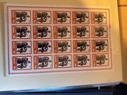 Norman Rockwell Minature Sheet Mint Stamp Collection 22  Sheets Rare