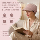 4 Pcs Stretch Chemo Headwear For Women  Soft Cancer Headwear  Viscose Newsboy